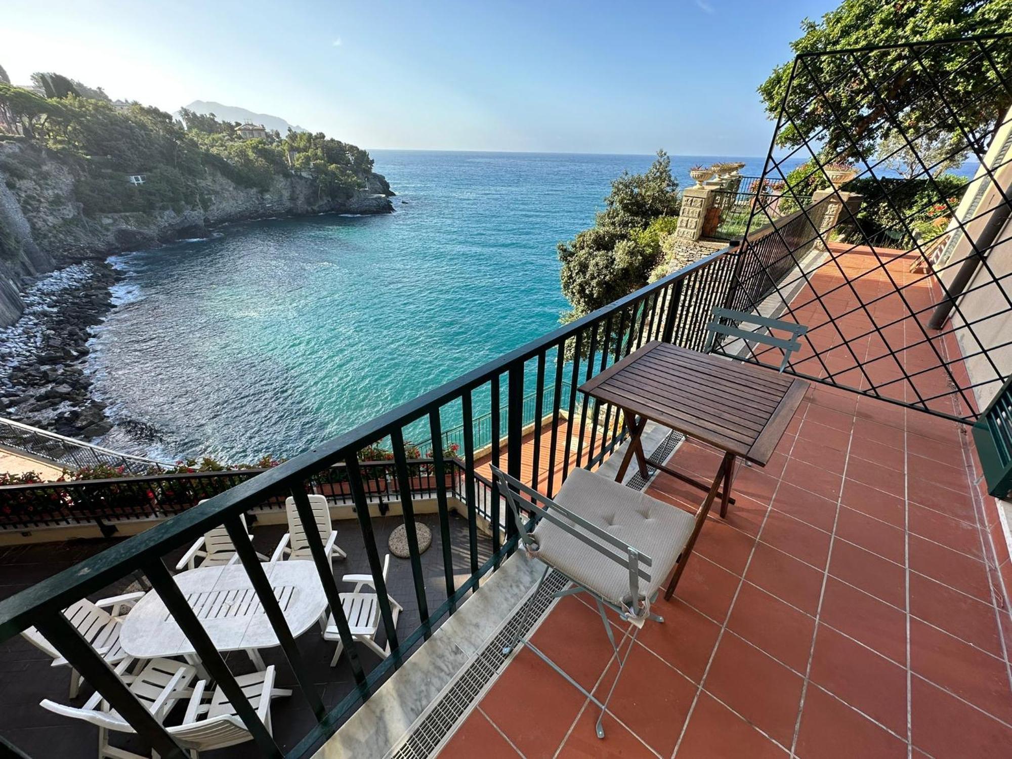 Pieve Ligure A Picco Sul Mare Con Piscina Villa Regina Zewnętrze zdjęcie